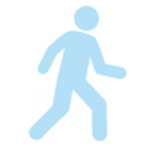 Tips to help manage symptoms; exercise icon