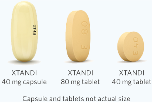 XTANDI® (enzalutamide) capsule and tablet doses