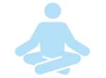 Tips to help manage symptoms; focus on relaxing