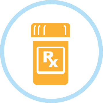 Specialty pharmacy refill; icon