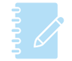 Tips to help manage symptoms; keep a pain journal icon