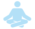 Tips to help manage symptoms; try relaxation techniques icon