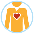 Side effect; heart disease icon