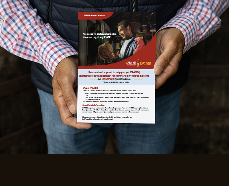 XTANDI® (enzalutamide) Support Pamphlet downloadable PDF